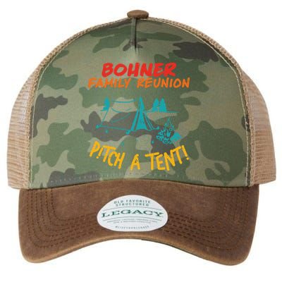 Bohner Family Reunion Pitch A Tent! Apparel Legacy Tie Dye Trucker Hat