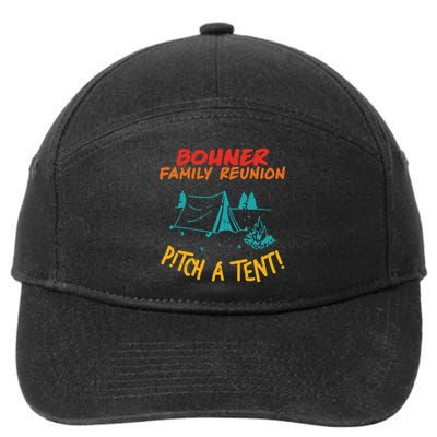 Bohner Family Reunion Pitch A Tent! Apparel 7-Panel Snapback Hat