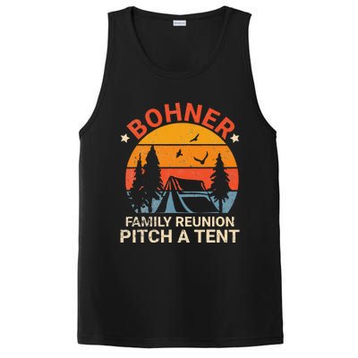 Bohner Family Reunion Pitch A Tent Retro Vintage PosiCharge Competitor Tank