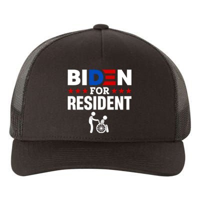 Biden For Resident Funny Anti Biden Yupoong Adult 5-Panel Trucker Hat