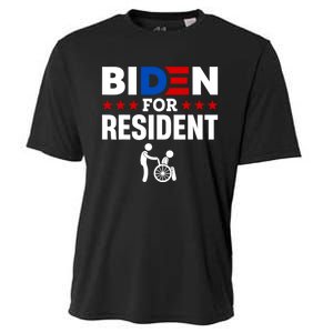 Biden For Resident Funny Anti Biden Cooling Performance Crew T-Shirt