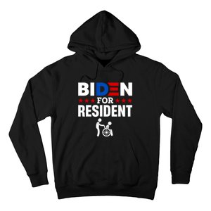 Biden For Resident Funny Anti Biden Hoodie