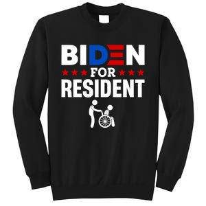 Biden For Resident Funny Anti Biden Sweatshirt