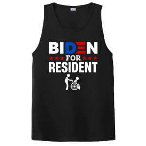 Biden For Resident Funny Anti Biden PosiCharge Competitor Tank