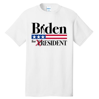 Biden For Resident Funny Anti Biden Tall T-Shirt