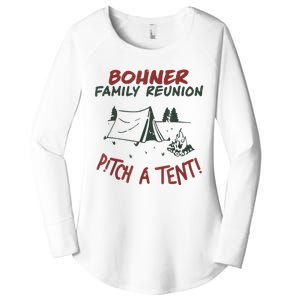 Bohner Family Reunion Pitch A Tent Funny Gift Women's Perfect Tri Tunic Long Sleeve Shirt