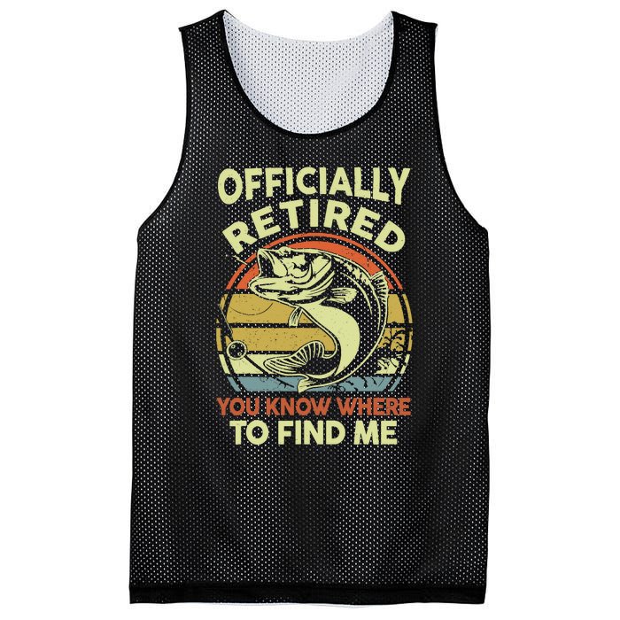 Bass Fish Retire Retirement Funny Grandpa Fishing Mesh Reversible Basketball Jersey Tank