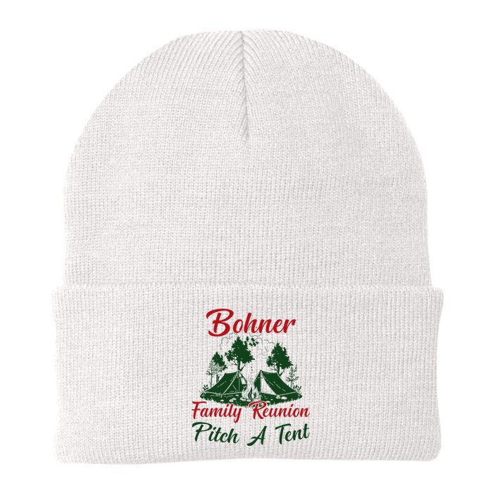 Bohner Family Reunion Pitch A Tent Matching Family Camping Knit Cap Winter Beanie