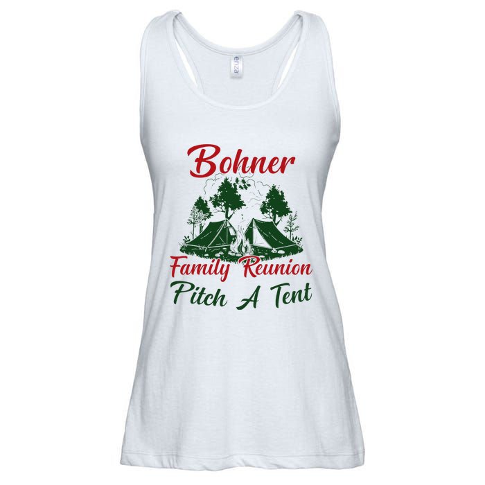 Bohner Family Reunion Pitch A Tent Matching Family Camping Ladies Essential Flowy Tank