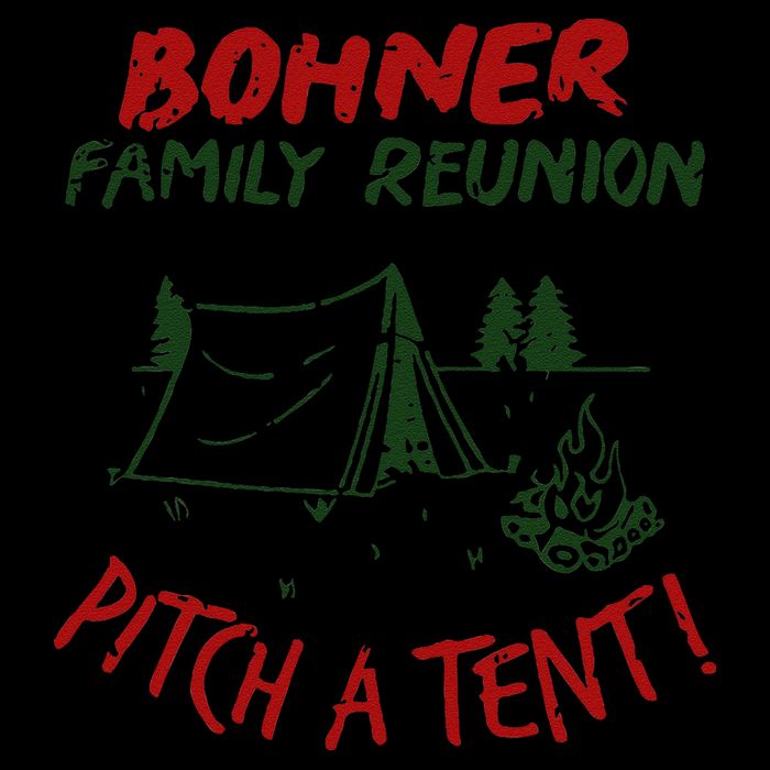 Bohner Family Reunion Pitch A Tent Family Matching Visor