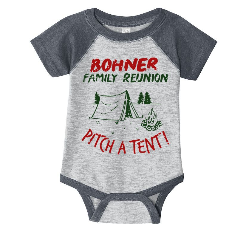 Bohner Family Reunion Pitch A Tent Family Matching Infant Baby Jersey Bodysuit