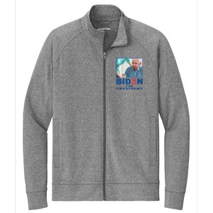 Biden For Resident Funny Biden Nursing Stretch Full-Zip Cadet Jacket