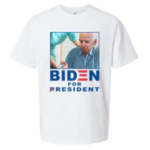 Biden For Resident Funny Biden Nursing Sueded Cloud Jersey T-Shirt