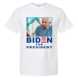 Biden For Resident Funny Biden Nursing Garment-Dyed Heavyweight T-Shirt