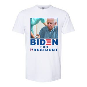 Biden For Resident Funny Biden Nursing Softstyle CVC T-Shirt