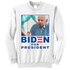 Biden For Resident Funny Biden Nursing Sweatshirt