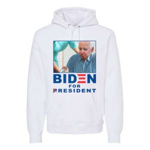 Biden For Resident Funny Biden Nursing Premium Hoodie