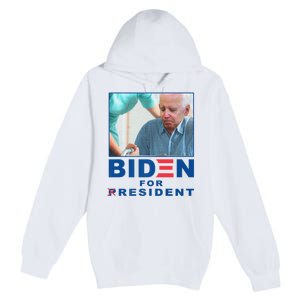 Biden For Resident Funny Biden Nursing Premium Pullover Hoodie