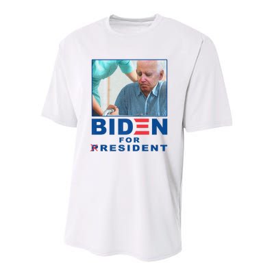 Biden For Resident Funny Biden Nursing Youth Performance Sprint T-Shirt