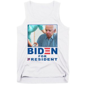 Biden For Resident Funny Biden Nursing Tank Top