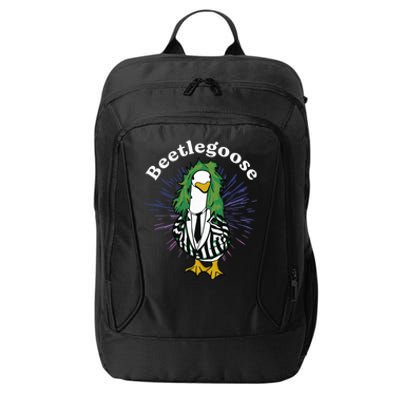 Beetlegoose Funny Silly Goose Spooky Design Funny Goose Costume Music Characters City Backpack