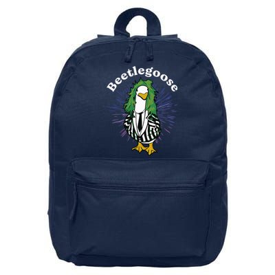 Beetlegoose Funny Silly Goose Spooky Design Funny Goose Costume Music Characters 16 in Basic Backpack