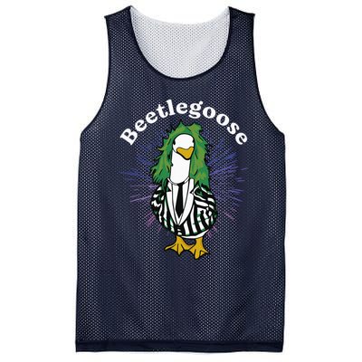 Beetlegoose Funny Silly Goose Spooky Design Funny Goose Costume Music Characters Mesh Reversible Basketball Jersey Tank