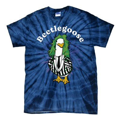 Beetlegoose Funny Silly Goose Spooky Design Funny Goose Costume Music Characters Tie-Dye T-Shirt