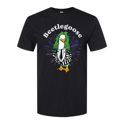 Beetlegoose Funny Silly Goose Spooky Design Funny Goose Costume Music Characters Softstyle CVC T-Shirt