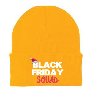 Black Friday Squad Funny Matching Shopping Team Christmas Cute Gift Knit Cap Winter Beanie