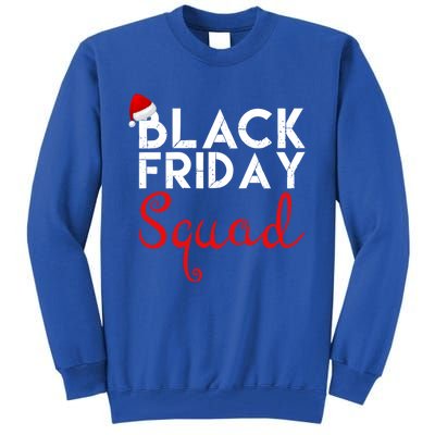 Black Friday Squad Shopping Team Family Funny Christmas Gift Tall Sweatshirt