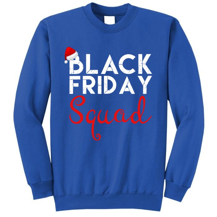 Black Friday Squad Shopping Team Family Funny Christmas Gift Tall Sweatshirt