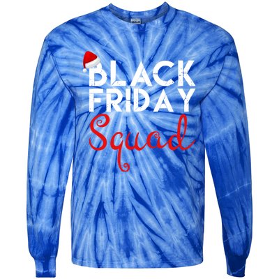 Black Friday Squad Shopping Team Family Funny Christmas Gift Tie-Dye Long Sleeve Shirt