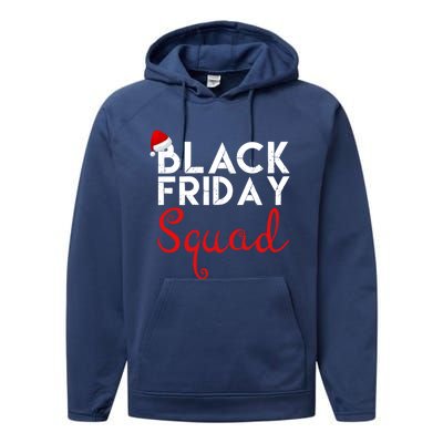 Black Friday Squad Shopping Team Family Funny Christmas Gift Performance Fleece Hoodie