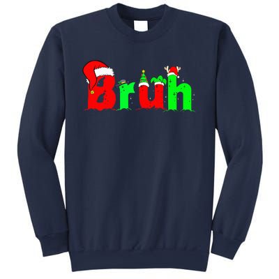 Bruh Funny Saying Bro Ns Christmas Pajamas Xmas Sweatshirt