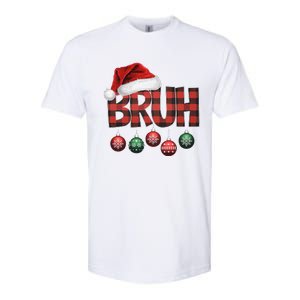 Bruh Funny Saying Bro Christmas Pajamas Xmas Softstyle CVC T-Shirt