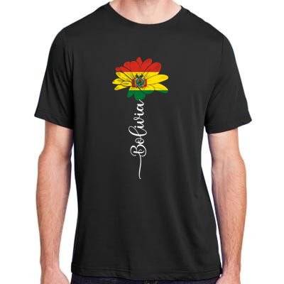 Bolivia Flag Sunflower Vintage Bolivians Lover Taiwan Funny Gift Adult ChromaSoft Performance T-Shirt