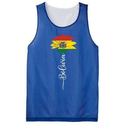 Bolivia Flag Sunflower Vintage Bolivians Lover Taiwan Funny Gift Mesh Reversible Basketball Jersey Tank