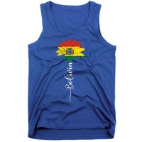 Bolivia Flag Sunflower Vintage Bolivians Lover Taiwan Funny Gift Tank Top