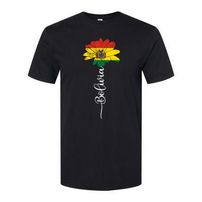 Bolivia Flag Sunflower Vintage Bolivians Lover Taiwan Funny Gift Softstyle CVC T-Shirt