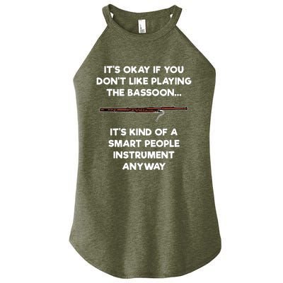 Bassoon Funny Smart People Bassoon Player Women's Perfect Tri Rocker Tank