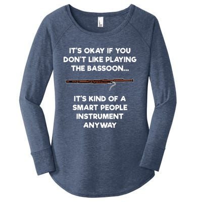 Bassoon Funny Smart People Bassoon Player Women's Perfect Tri Tunic Long Sleeve Shirt