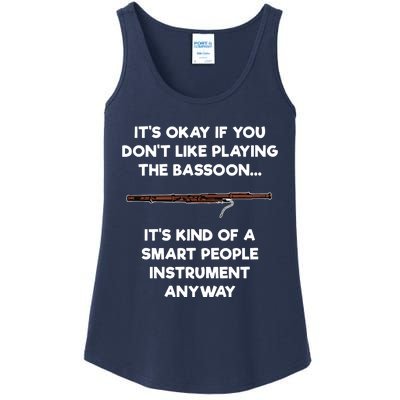 Bassoon Funny Smart People Bassoon Player Ladies Essential Tank