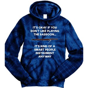 Bassoon Funny Smart People Bassoon Player Tie Dye Hoodie