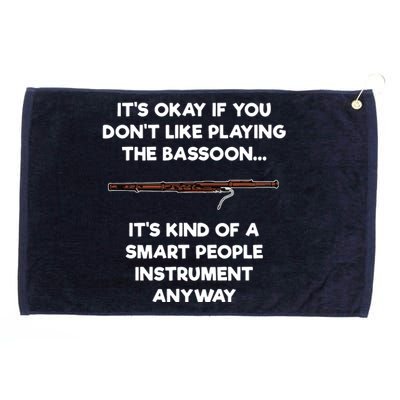 Bassoon Funny Smart People Bassoon Player Grommeted Golf Towel