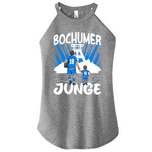 Bochumer Father Son Football Design Great Gift Women's Perfect Tri Rocker Tank