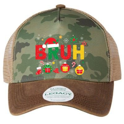 Bruh Funny Saying Meme Bro N Christmas Gift Legacy Tie Dye Trucker Hat