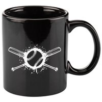 Baseball Funny Softball Sports Pitcher Base 11oz C Handle Ceramic Mug