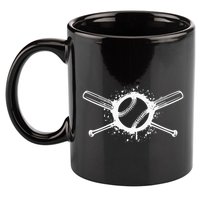 Baseball Funny Softball Sports Pitcher Base 11oz C Handle Ceramic Mug