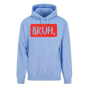 Bruh Funny Saying Meme Bro Mom Slang Boy Girls Teen Unisex Surf Hoodie